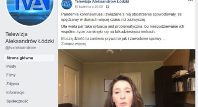 Para w czasie izolacji- materiał do TV Aleksandrów